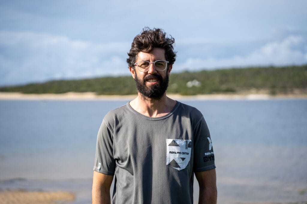 Rui Pedro Meira, kitesurfer profissional e instrutor