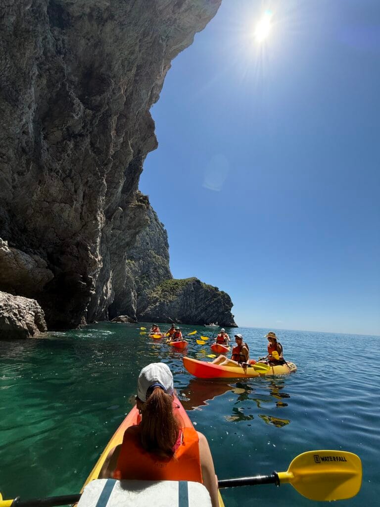 Kayaking in Arrabida: Best Kayak Tour in Sesimbra (2026 Guide) 18 small group kayak tour Sesimbra Portugal
